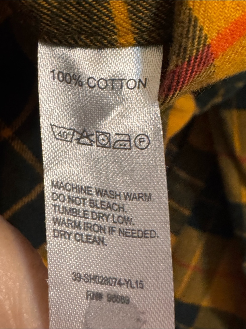 Todd Snyder New York Men’s XL Mustard Plaid Cotton Flannel Button Down - Picture 8 of 9